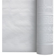 Rouleau Nappe blanche Intissée Papier Doux et épais 50m