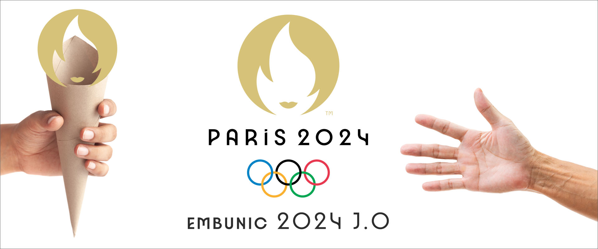 J.O EMBUNIC 2024 Flamme Olympique